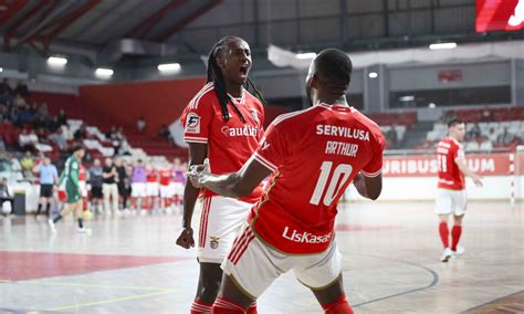 Benfica Leões Porto Salvo Liga Placard Futsal .
